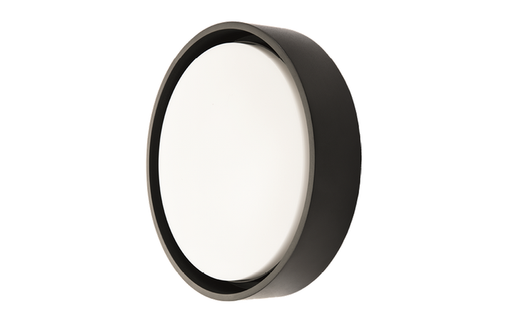 Frame round maxi vegg/taklampe 22W 3000 Kelvin IP66 Dimbar-Utebelysning vegg veggskjold-Sg Armaturen As-Svart-3100415-Lightup.no