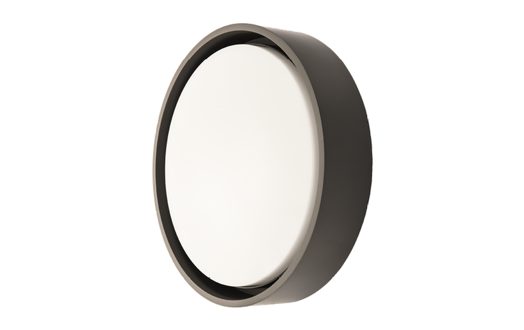 Frame round maxi vegg/taklampe 22W 3000 Kelvin IP66 Dimbar-Utebelysning vegg veggskjold-Sg Armaturen As-Grafitt-3100416-Lightup.no