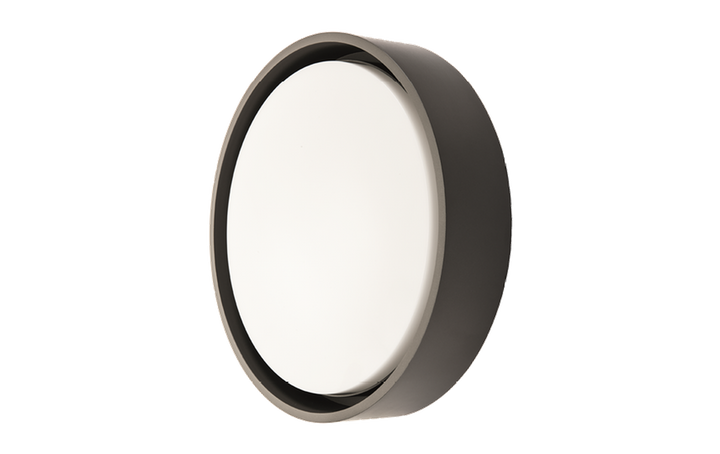 Frame round maxi vegg/taklampe 22W 3000 Kelvin IP66 Dimbar-Utebelysning vegg veggskjold-Sg Armaturen As-Grafitt-3100416-Lightup.no