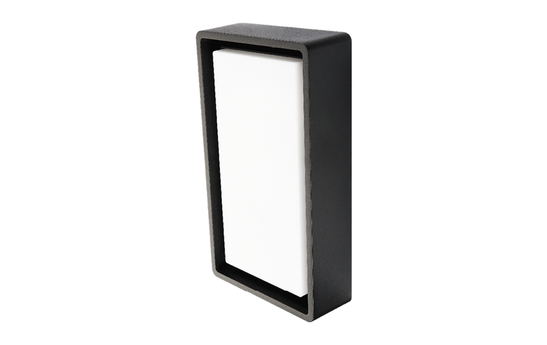Frame vegg/taklampe 8W LED-Utebelysning vegg veggskjold-Sg Armaturen As-Svart-3100427-Lightup.no