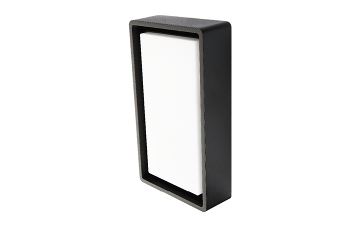 Frame vegg/taklampe 8W LED-Utebelysning vegg veggskjold-Sg Armaturen As-Svart-3100427-Lightup.no