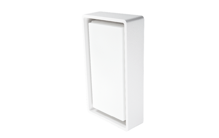 Frame vegg/taklampe 8W LED m/skumringsrelé-Utebelysning vegg veggskjold-Sg Armaturen As-Svart-3101241-Lightup.no