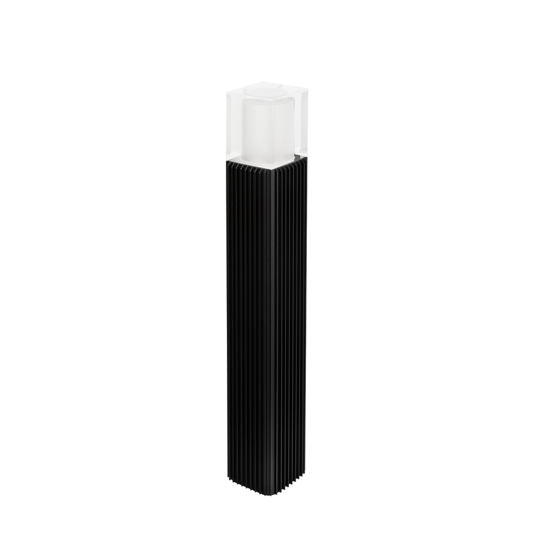 Frigga pullert 2147 85 cm-Utebelysning pullert-Norlys-Svart-2147BL-Lightup.no