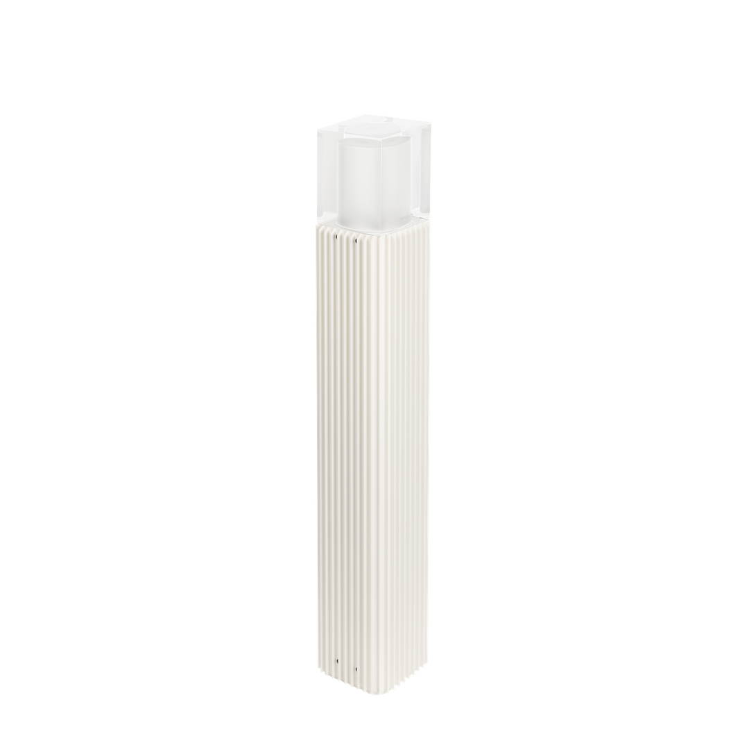 Frigga pullert 2147 85 cm-Utebelysning pullert-Norlys-Hvit-2147WH-Lightup.no