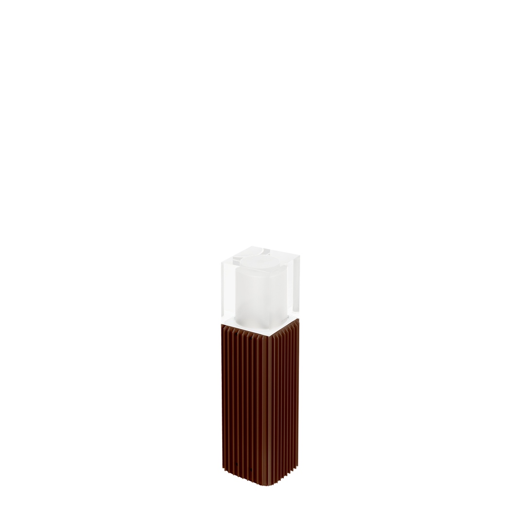 Frigga pullert 2148 50 cm-Utebelysning pullert-Norlys-Corten-2148CS-Lightup.no