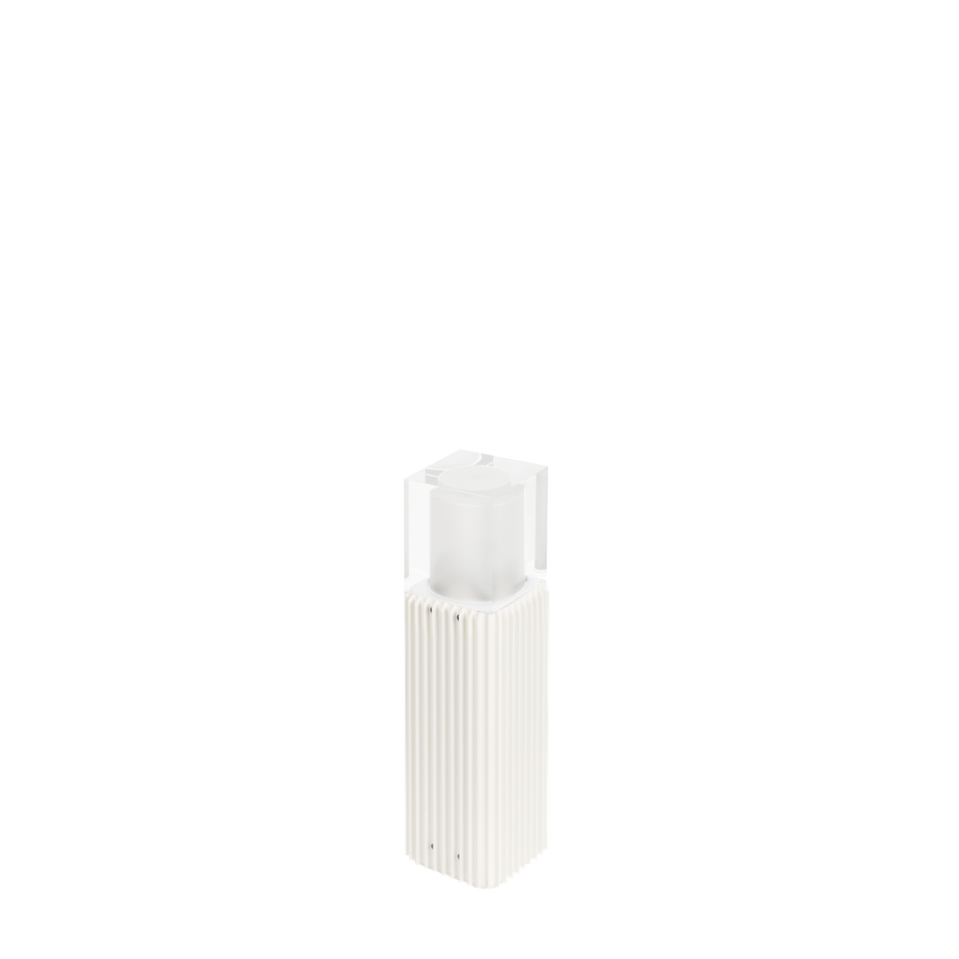 Frigga pullert 2148 50 cm-Utebelysning pullert-Norlys-Hvit-2148WH-Lightup.no