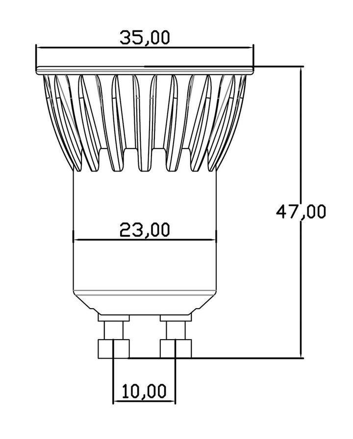 GU10 Mini 4W LED Dimbar 2700K - MR11-LED-pære GU10-NorDesign-Klar-439035410-Lightup.no