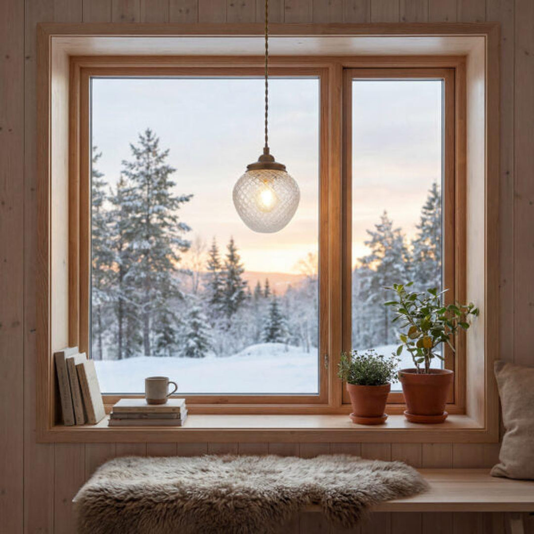 Gatsby vinduspendel - Antikk/Klart-Vinduspendler-Aneta Lighting-Antikk/Klart-25165-30-40-Lightup.no