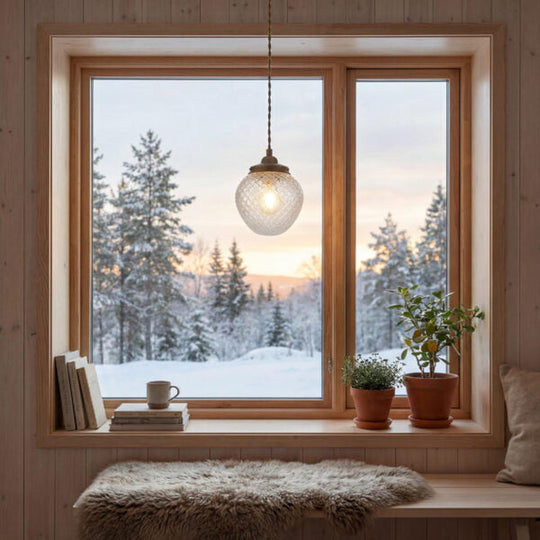 Gatsby vinduspendel - Antikk/Klart-Vinduspendler-Aneta Lighting-Antikk/Klart-25165-30-40-Lightup.no