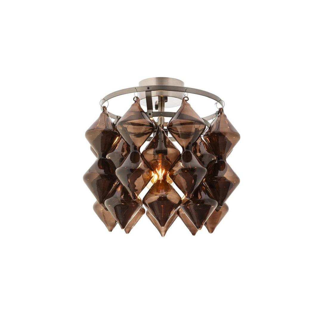 Gemma takplafond-Taklamper-By Rydens-Børstet stål / brun-Brs-4202710-5500-Lightup.no