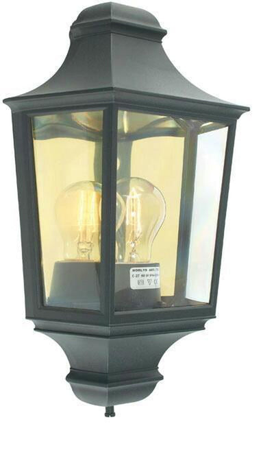 Glasgow 730-Utebelysning vegg veggskjold-Norlys-Svart-3110030-Lightup.no