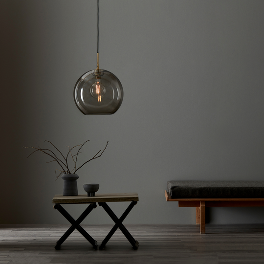 Gloria 32 cm takpendel-Takpendler-Belid-Krom / Klar-163344+858718-Lightup.no