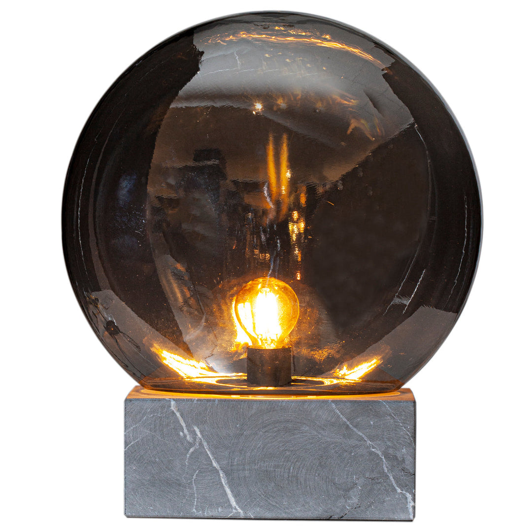 Glory bordlampe - Røykfarget/Marmor-Bordlamper-By Rydens-Brs-4002570-4505-Lightup.no