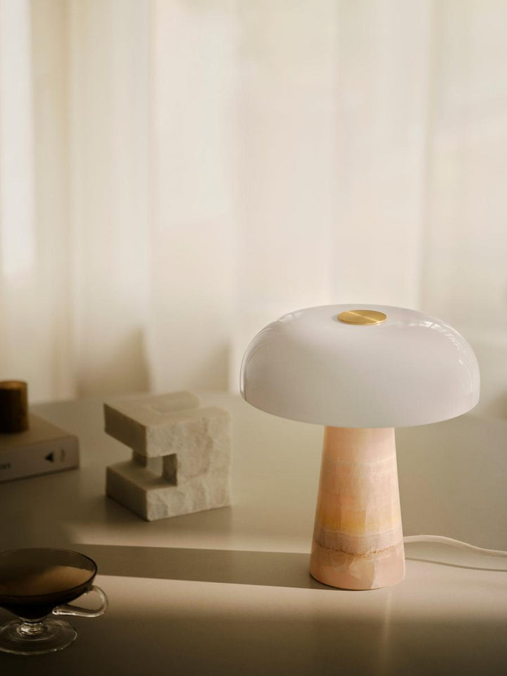 Glossy Mini - Marmor-Bordlamper-DFTP-Beige-2520015009-Lightup.no