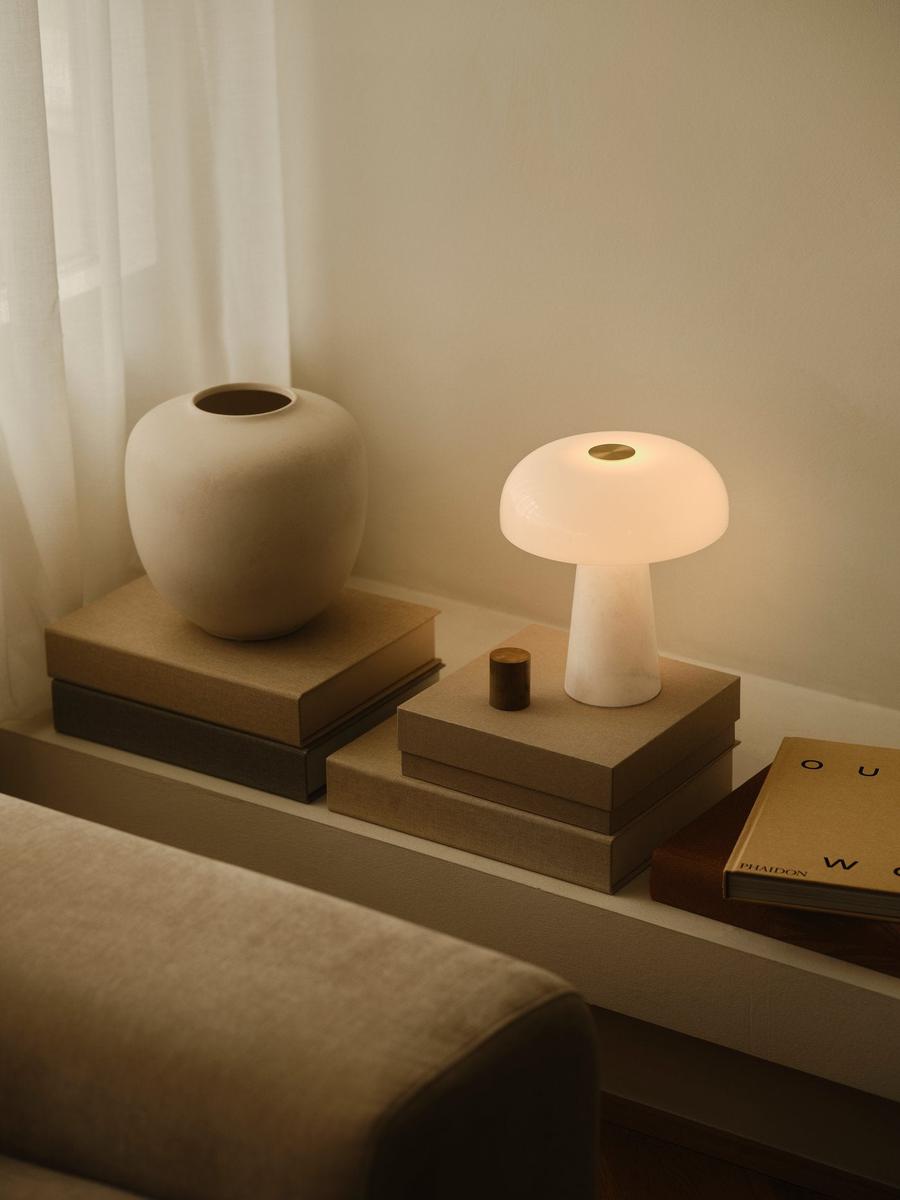 Glossy Mini - Marmor-Bordlamper-DFTP-Beige-2520015009-Lightup.no