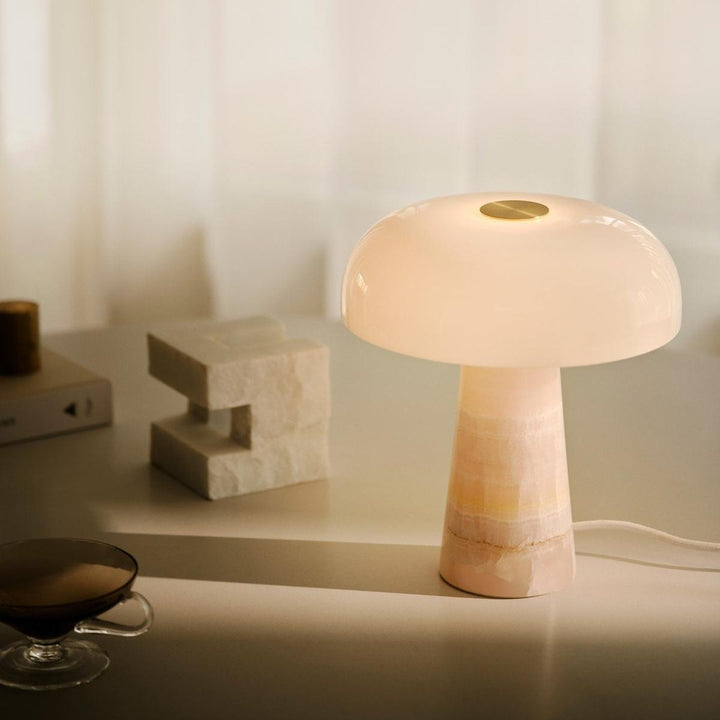Glossy Mini - Marmor-Bordlamper-DFTP-Beige-2520015009-Lightup.no