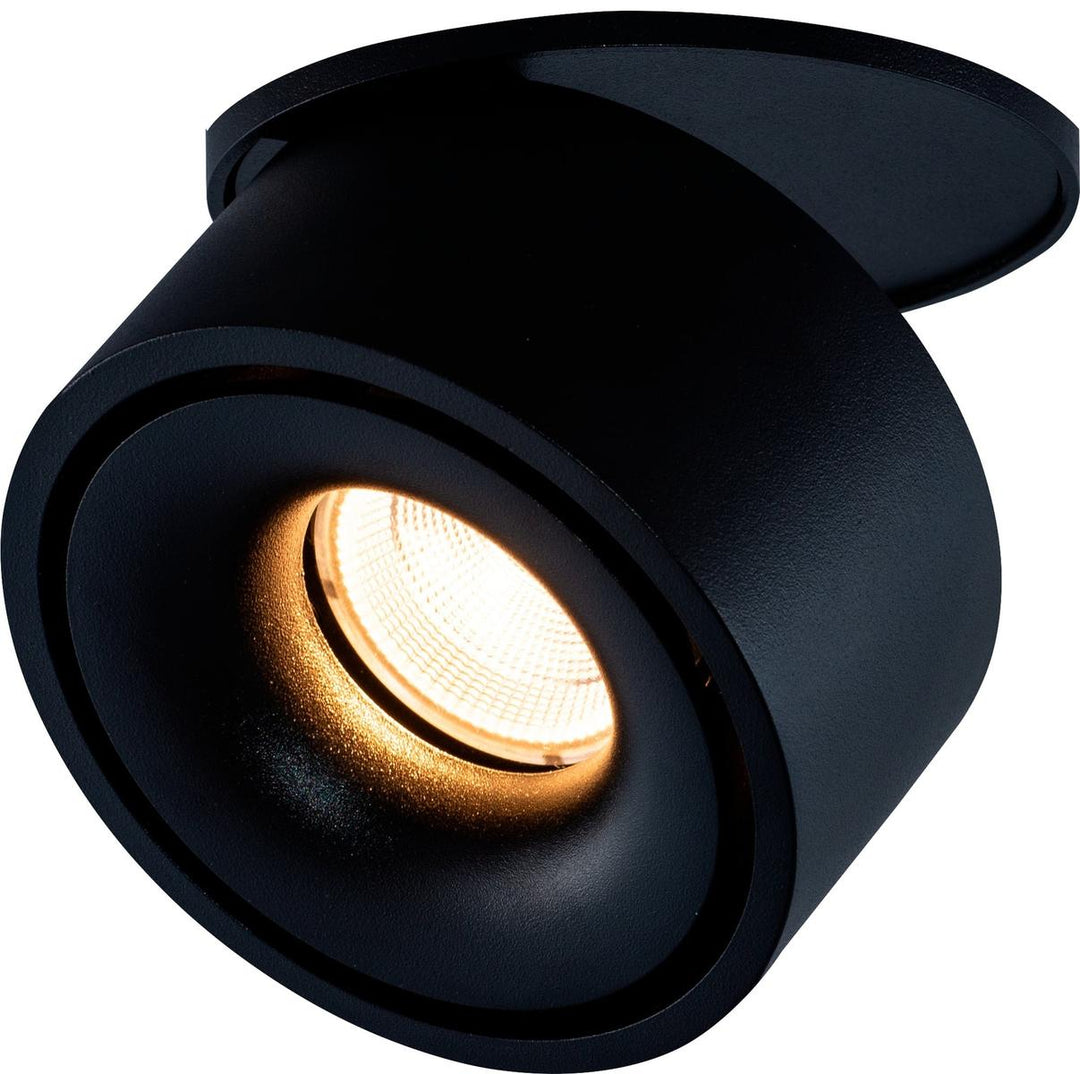 Glow K1 100 recessed downlight 13W 2700/3000 kelvin-Downlight 230V-NorDesign-Svart-370100805-Lightup.no