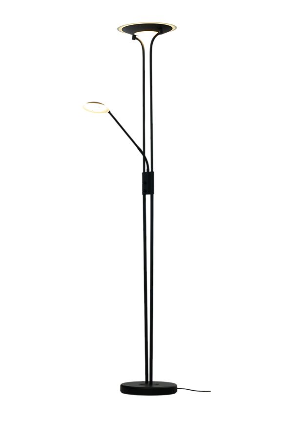 Granada gulvlampe med lese lampe og uplight - Dimbar