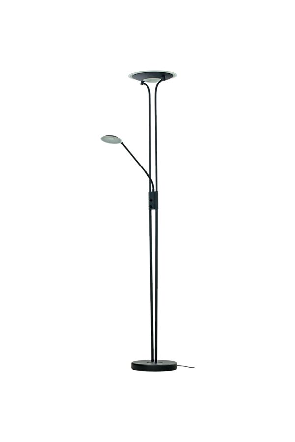 Granada gulvlampe med lese lampe og uplight - Dimbar