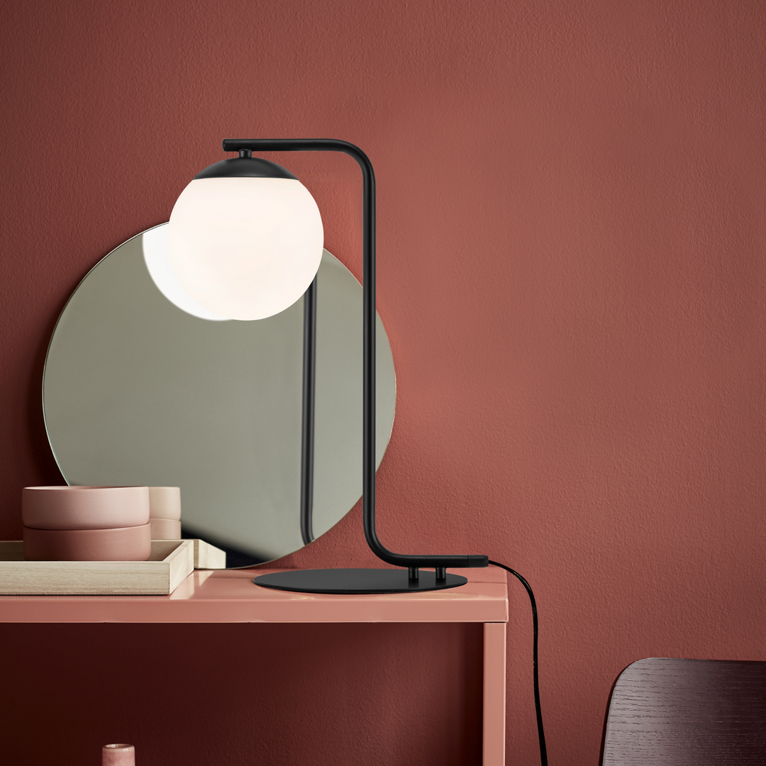 Grant bordlampe-Bordlamper-Nordlux-Svart / Opal-46635003-Lightup.no