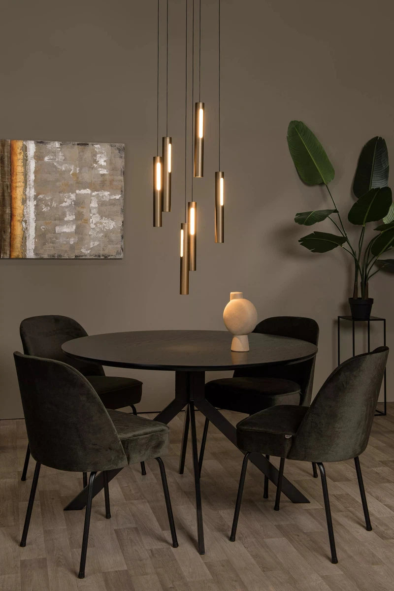 Griffith takpendel 6 x 7,6W - Dimbar-Takpendler-Lucide-Bronse-LC24403/42/04-Lightup.no