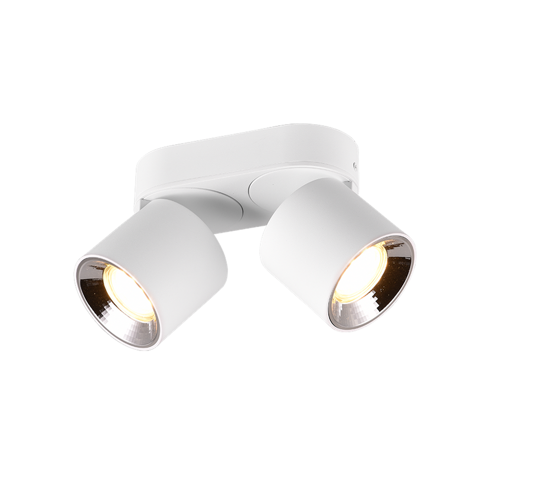 Guayana takspot 2-lys GU10 - Kan felles inn i tak-Taklamper-Trio Lighting-Svart-trl__651000232-Lightup.no