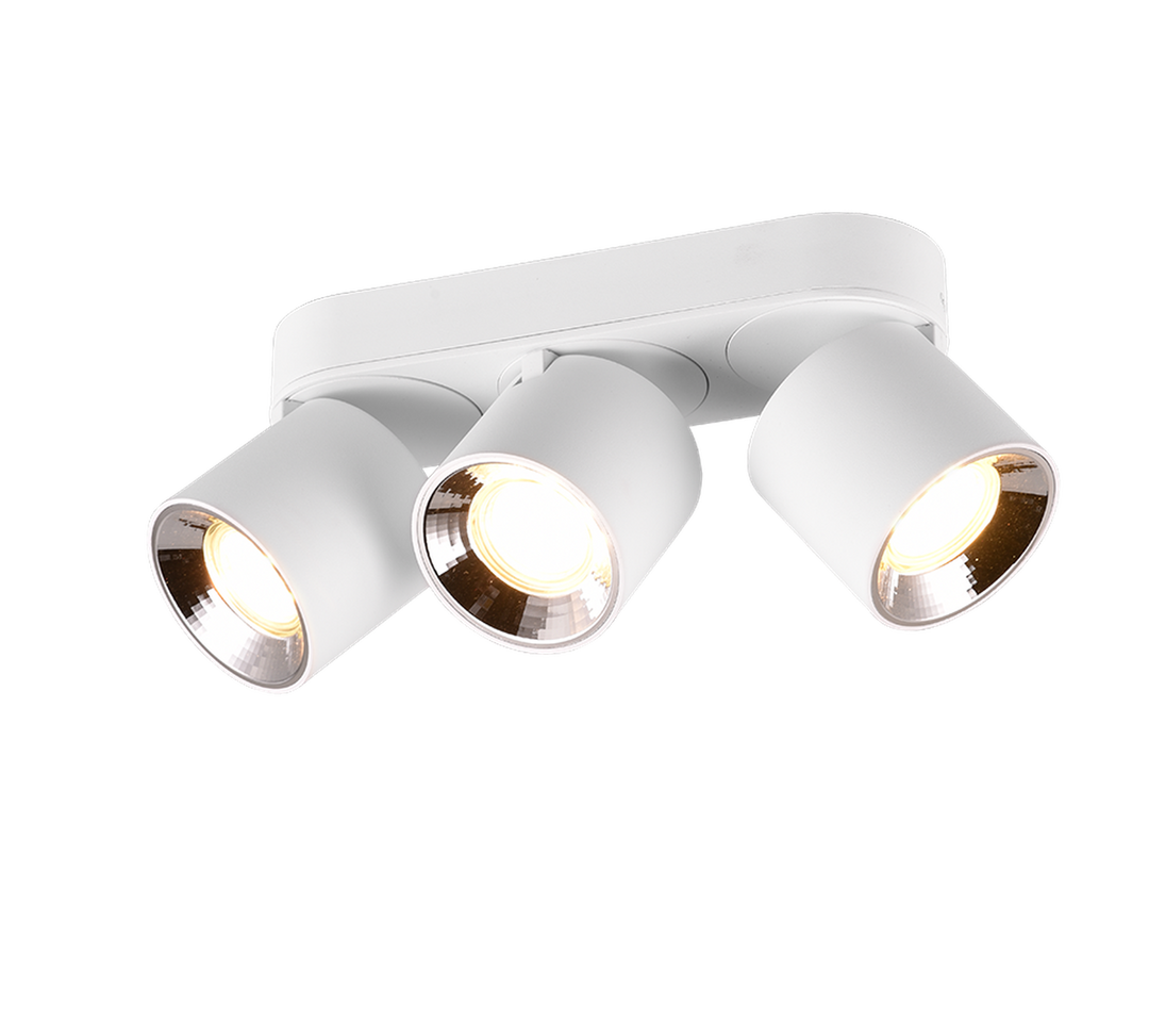 Guayana takspot 3-lys GU10 - Kan felles inn i tak-Taklamper-Trio Lighting-Svart-trl__651000332-Lightup.no