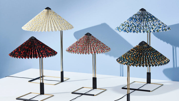 HAY X Liberty Matin bordlampe Small - Messing - Cherry Drop-Bordlamper-HAY-Messing / Cherry Drop-HAY__AC070-A577-AN44-Lightup.no