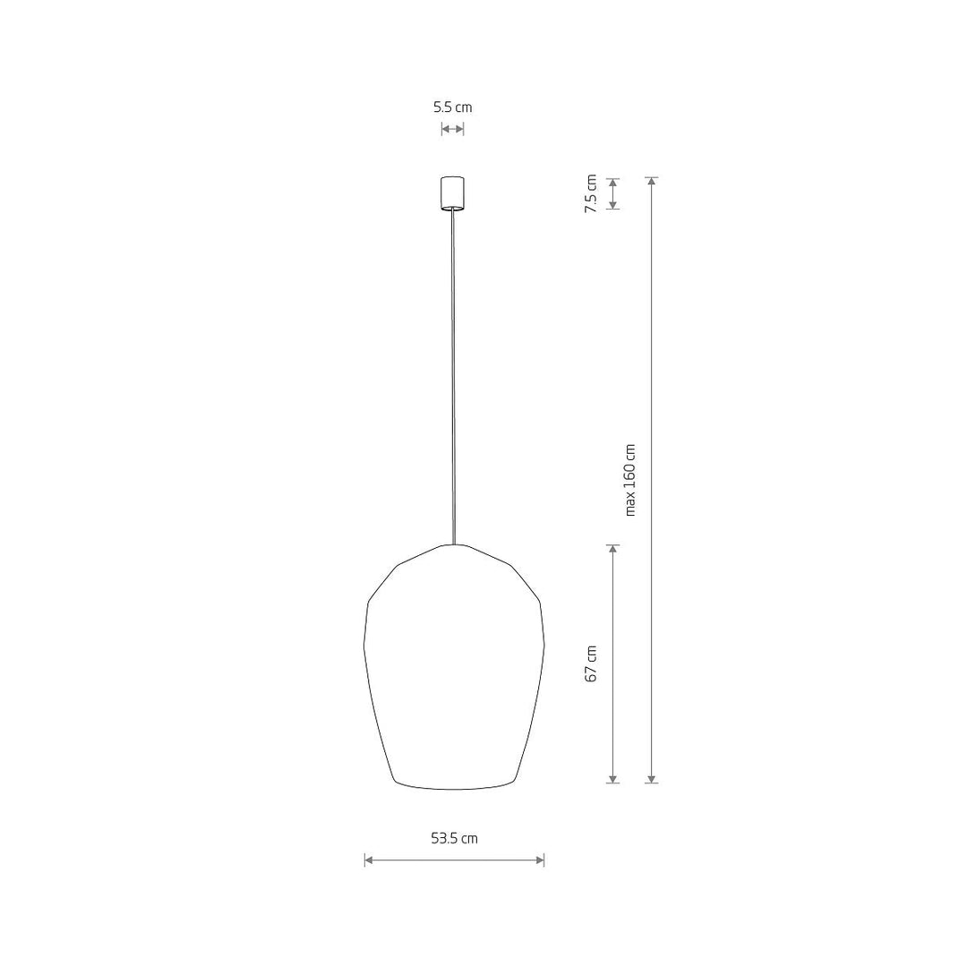 Haiti takpendel 53,5 cm-Takpendler-Nowodvorski-Natur-N-11165-Lightup.no