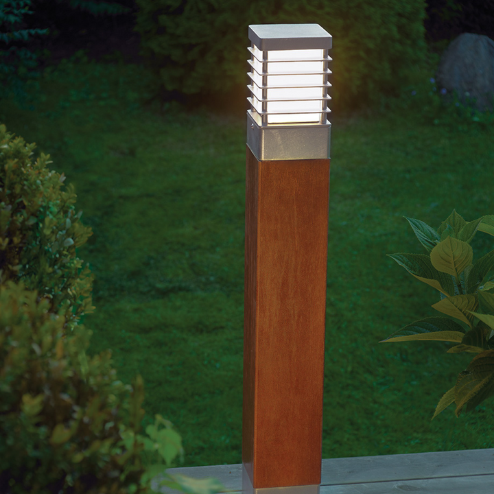 Halmstad pullert - 85cm-Utebelysning pullert-Norlys-Ubehandlet-3120045-Lightup.no