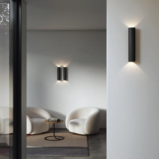 Hashira 400 vegglampe opp/ned - Svart-Vegglamper-Astro Lighting-Asg__1442002-Lightup.no