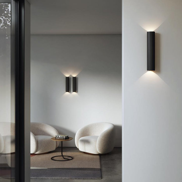 Hashira 400 vegglampe opp/ned - Svart-Vegglamper-Astro Lighting-Asg__1442002-Lightup.no