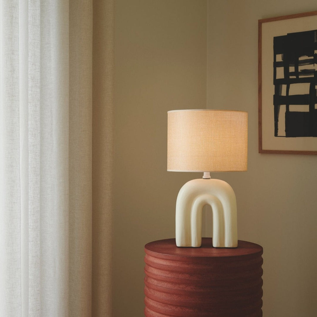 Haze bordlampe - Beige-Bordlamper-Nordlux-Beige-2412705009-Lightup.no