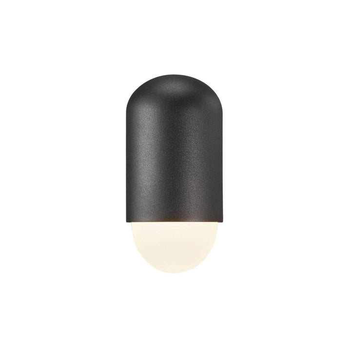 Heka vegglampe utendørs ned IP44-Utebelysning vegg opp og ned-Nordlux-Svart-2118211003-Lightup.no