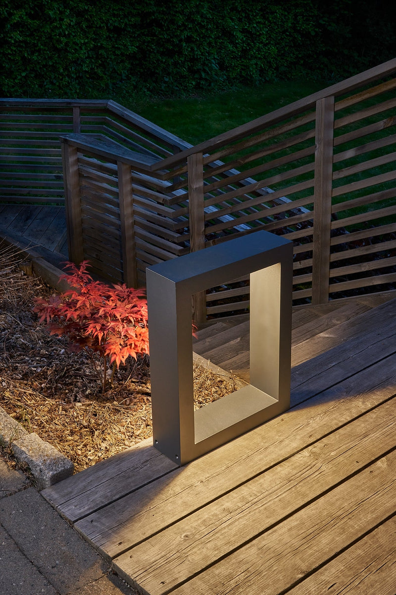 Hellvik 2400 pullert 55 cm 6,9W 3000K IP65 dimbar-Utebelysning pullert-Norlys-Grafitt-3104172-Lightup.no