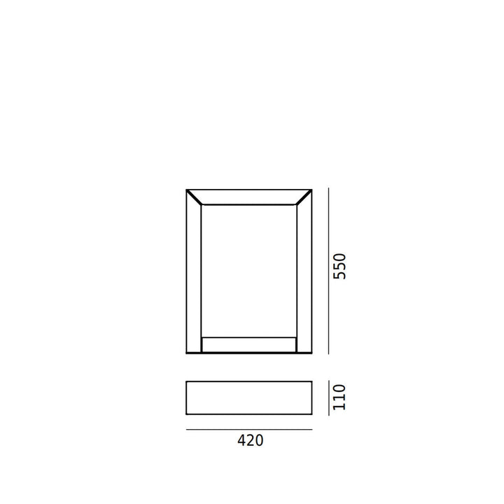 Hellvik 2400 pullert 55 cm 6,9W 3000K IP65 dimbar-Utebelysning pullert-Norlys-Grafitt-3104172-Lightup.no
