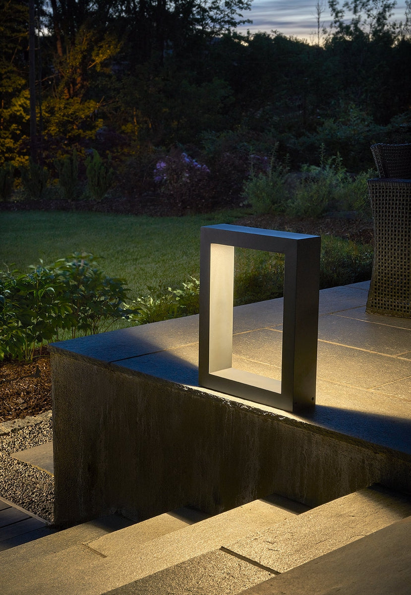 Hellvik 2400 pullert 55 cm 6,9W 3000K IP65 dimbar-Utebelysning pullert-Norlys-Grafitt-3104172-Lightup.no