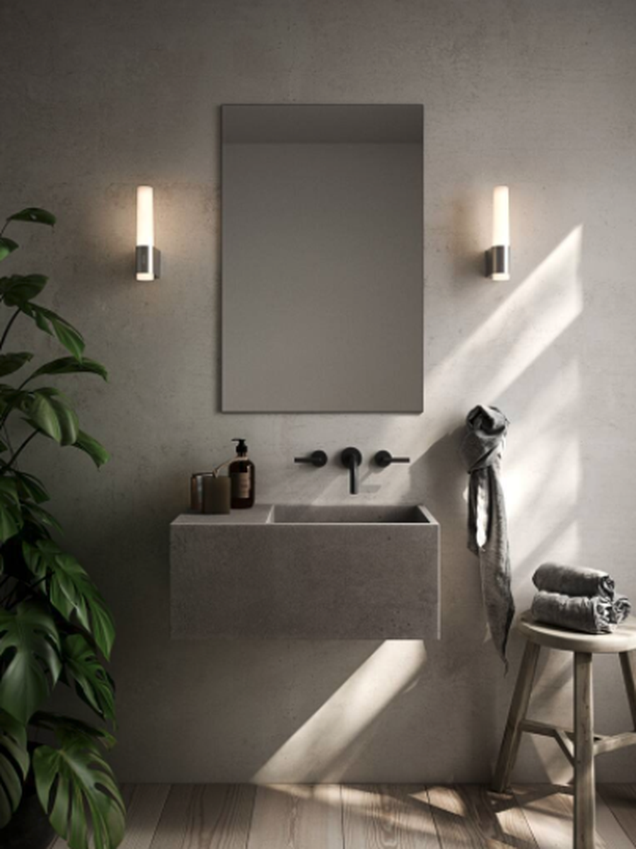 Helva Night vegglampe baderom IP44-Baderomsbelysning vegglamper-Nordlux-Krom-2015301033-Lightup.no