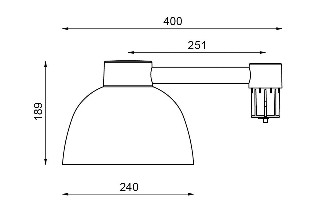 Herning midi stolpehode 13/25W 3000/4000 Kelvin - Dimbar-Utebelysning pullert-Sg Armaturen As-Svart-3170519-Lightup.no