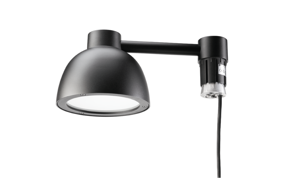 Herning mini stolpehode 8/17W 3000/4000 Kelvin - Dimbar-Utebelysning pullert-Sg Armaturen As-Svart-3170518-Lightup.no