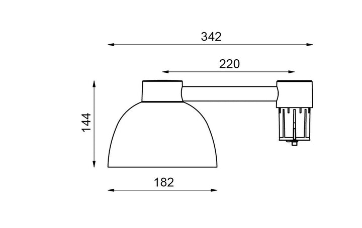 Herning mini stolpehode 8/17W 3000/4000 Kelvin - Dimbar-Utebelysning pullert-Sg Armaturen As-Svart-3170518-Lightup.no