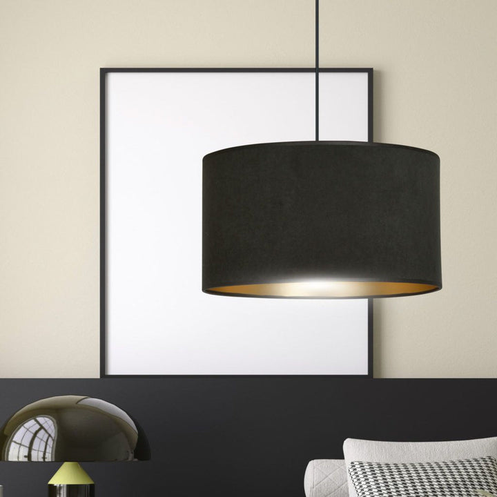 Hilde takpendel 35 cm - Svart/Gullfarget-Takpendler-Emibig-Svart / Gull-1054/1-Lightup.no