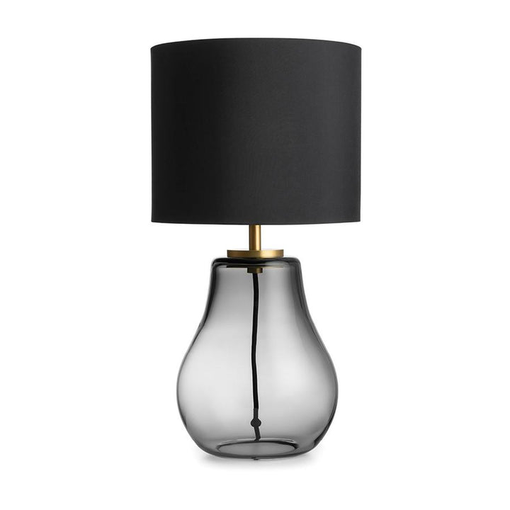 Hitra bordlampe med svart skjerm-Bordlamper-Hadeland Glassverk-Grønn-Svart-Hak__240-200-1004-11-1S-Lightup.no