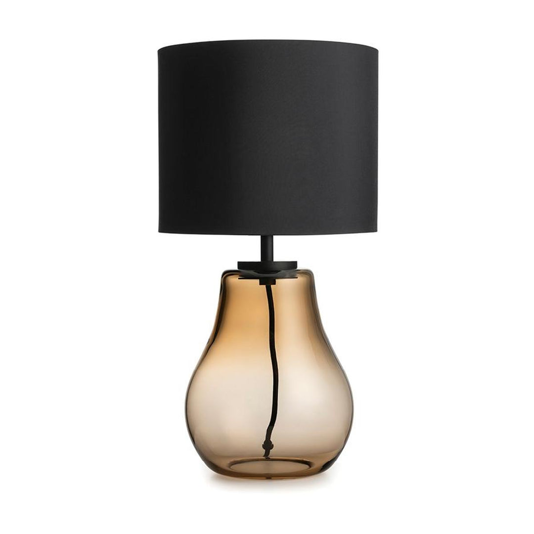 Hitra bordlampe med svart skjerm-Bordlamper-Hadeland Glassverk-Grønn-Svart-Hak__240-200-1004-11-1S-Lightup.no