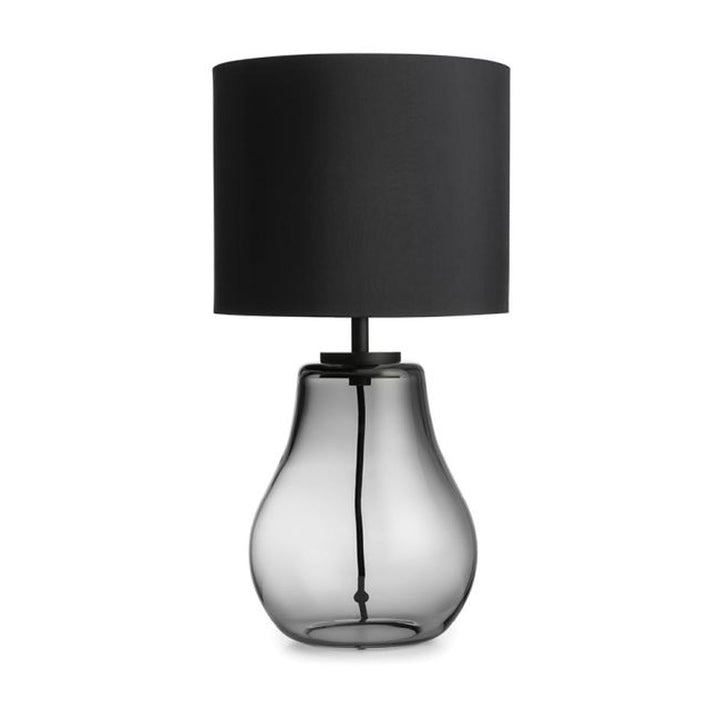 Hitra bordlampe med svart skjerm-Bordlamper-Hadeland Glassverk-Grønn-Svart-Hak__240-200-1004-11-1S-Lightup.no