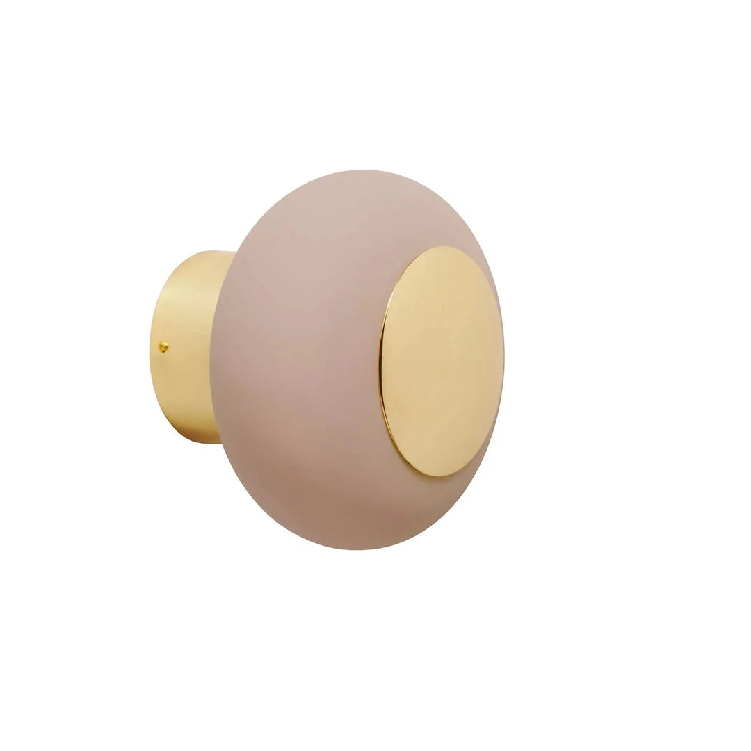 Horizon taklampe/vegglampe medium-Vegglamper-EBB & FLOW-Krom / kornet latte-LA102076CW-Lightup.no
