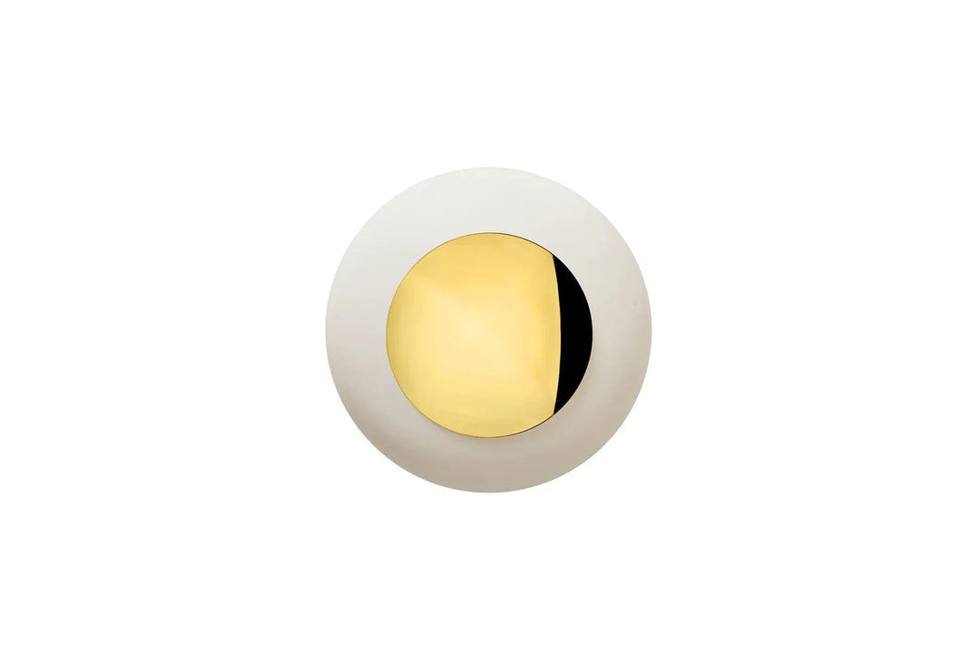 Horizon taklampe/vegglampe medium-Vegglamper-EBB & FLOW-Krom / kornet latte-LA102076CW-Lightup.no