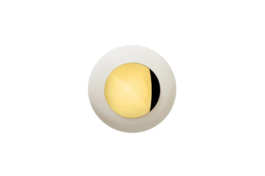 Horizon taklampe/vegglampe medium-Vegglamper-EBB & FLOW-Krom / kornet latte-LA102076CW-Lightup.no