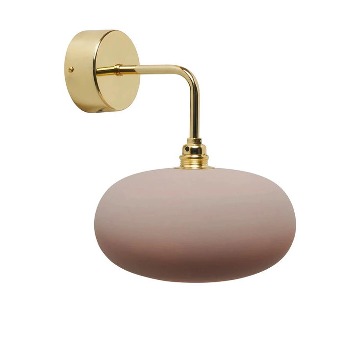Horizon vegglampe small-Vegglamper-EBB & FLOW-Messing / kornet rosa-LA101853W-Lightup.no