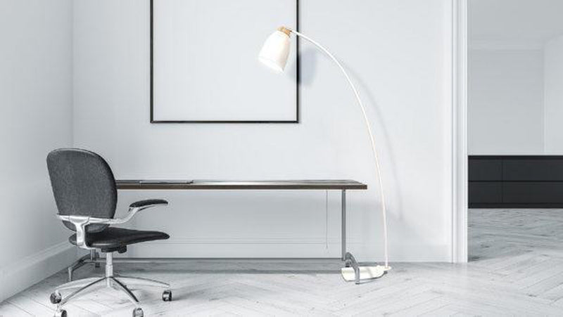 Houston gulvlampe - Hvit-Gulvlamper-Design by Grönlund--Lightup.no